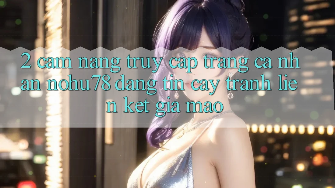 2. Cẩm nang Truy cập trang cá nhân Nohu78 Đáng tin cậy, Tránh Liên kết Giả Mạo