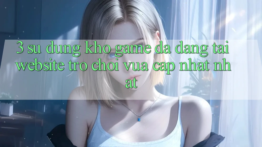 3. Sử dụng Kho Game Đa Dạng Tại Website Trò chơi Vừa cập nhật Nhất