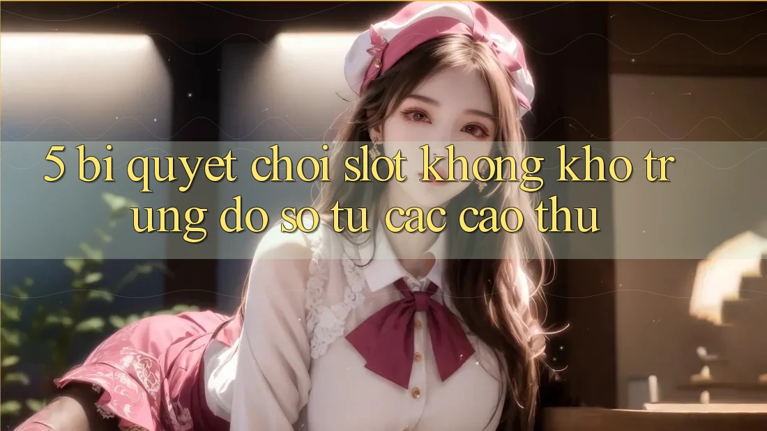 5. Bí Quyết Chơi Slot Không khó Trúng Đồ sộ Từ Các Cao Thủ