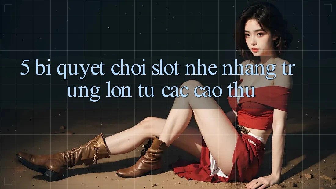 5. Bí Quyết Chơi Slot Nhẹ nhàng Trúng Lớn Từ Các Cao Thủ 5. Bí Quyết Chơi Slot Nhẹ nhàng Trúng Lớn Từ Các Cao Thủ