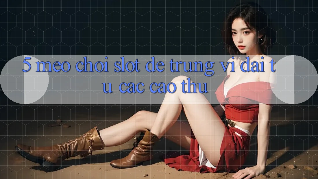5. Mẹo Chơi Slot Dễ Trúng Vĩ đại Từ Các Cao Thủ