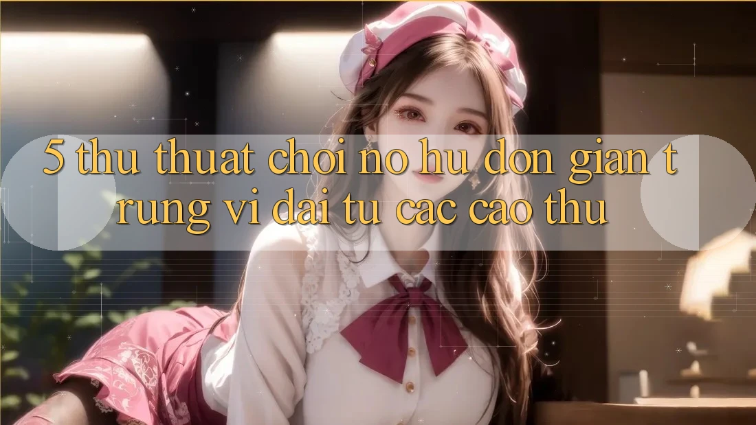 5. Thủ thuật Chơi Nổ Hũ Đơn giản Trúng Vĩ đại Từ Các Cao Thủ 5. Thủ thuật Chơi Nổ Hũ Đơn giản Trúng Vĩ đại Từ Các Cao Thủ