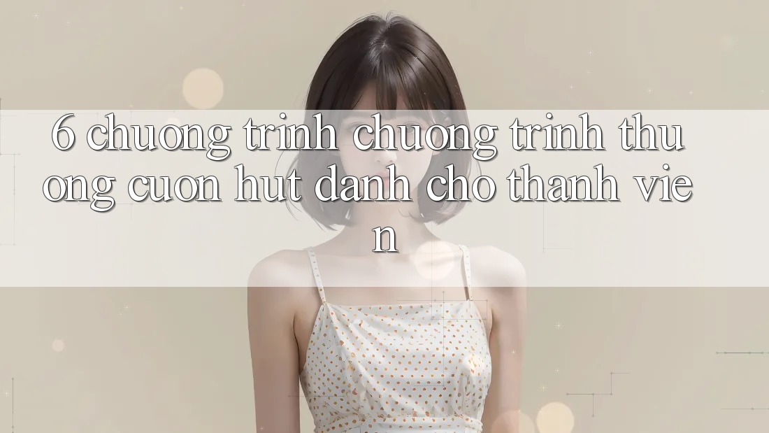 6. Chương Trình Chương trình thưởng Cuốn hút Dành Cho Thành Viên
