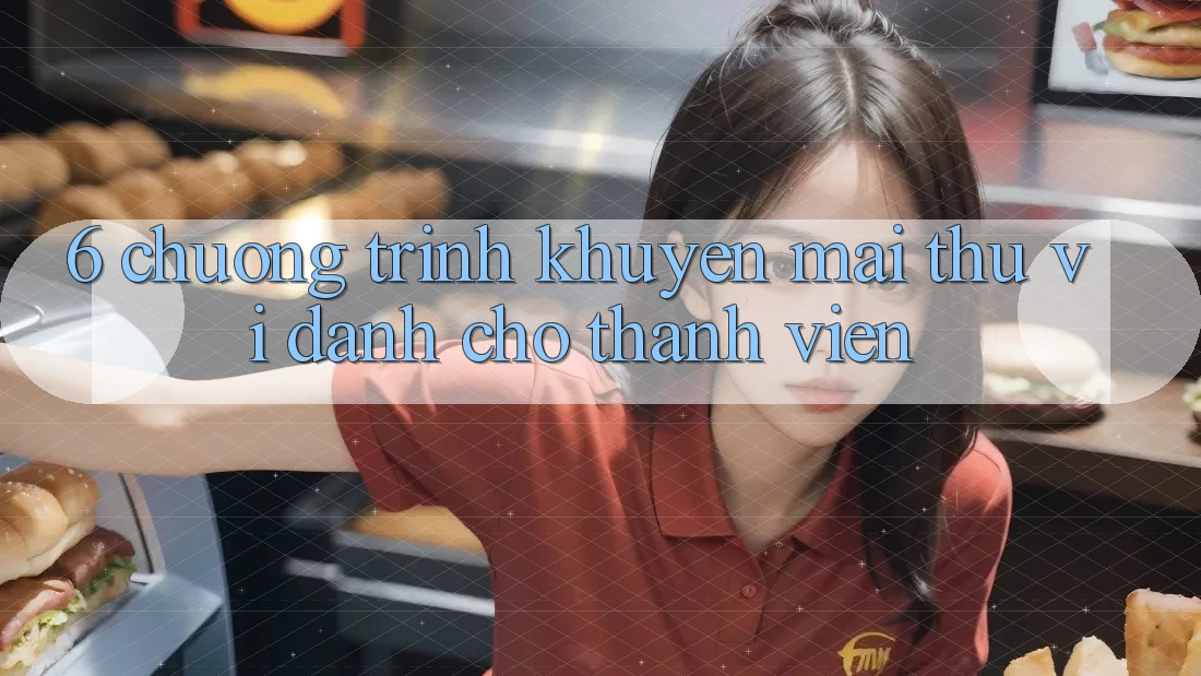 6. Chương Trình Khuyến Mãi Thú vị Dành Cho Thành Viên