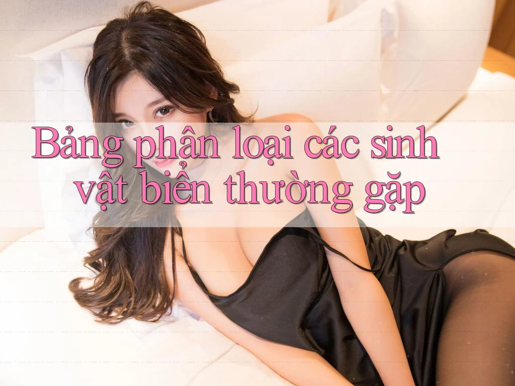 Bảng phân loại các sinh vật biển thường gặp Bảng phân loại các sinh vật biển thường gặp