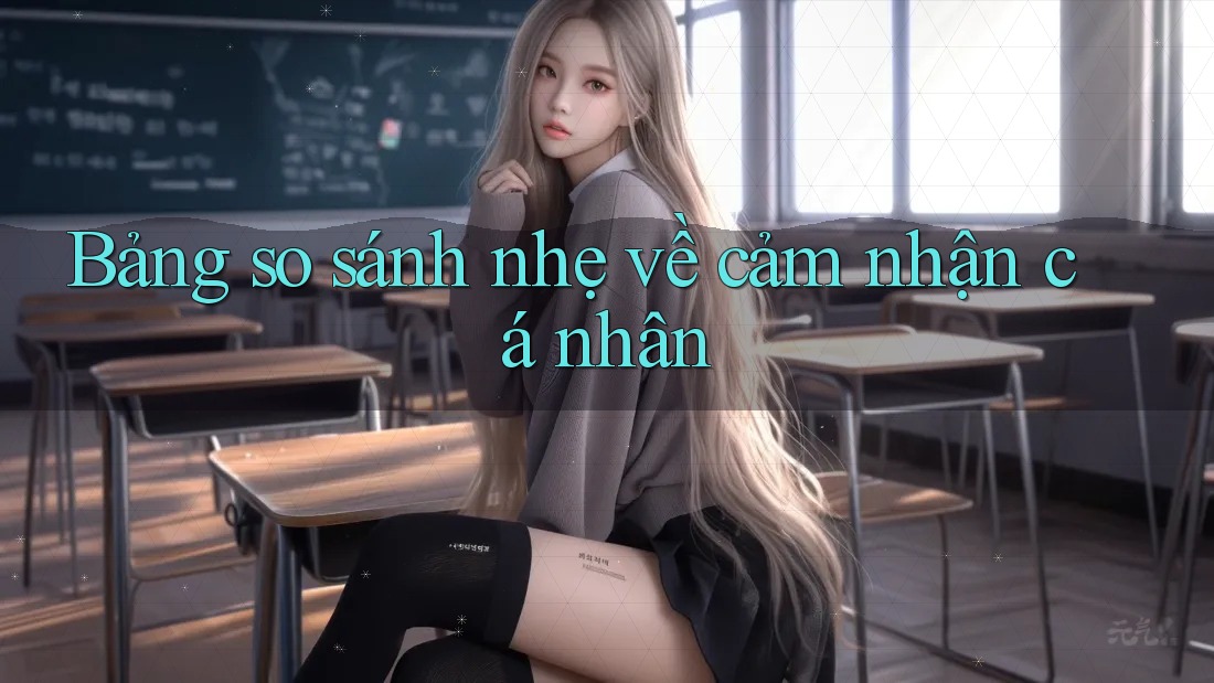 Bảng so sánh nhẹ về cảm nhận cá nhân Bảng so sánh nhẹ về cảm nhận cá nhân