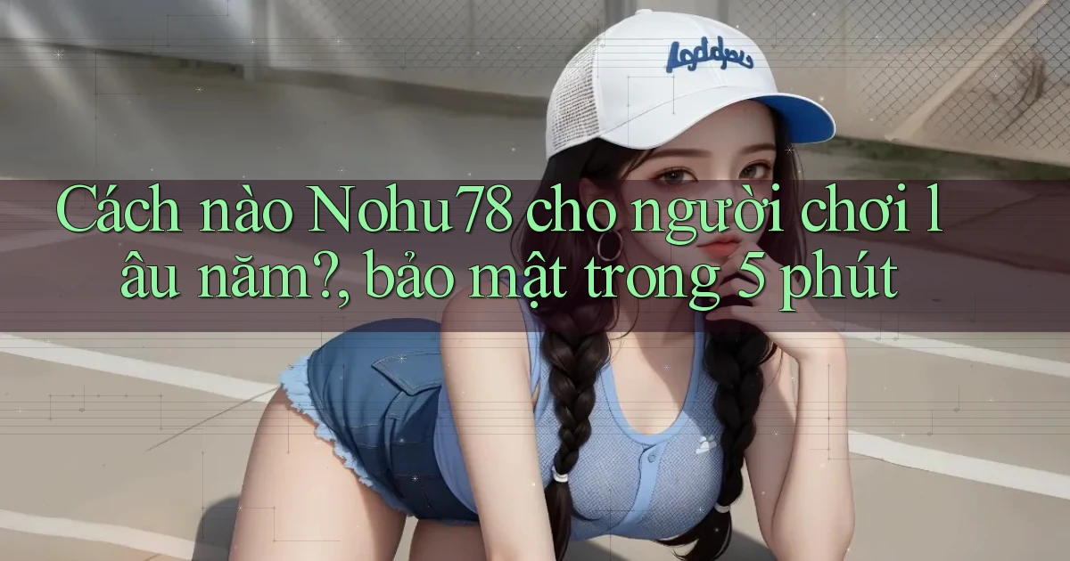 Cách nào Nohu78 cho người chơi lâu năm, bảo mật trong 5 phút