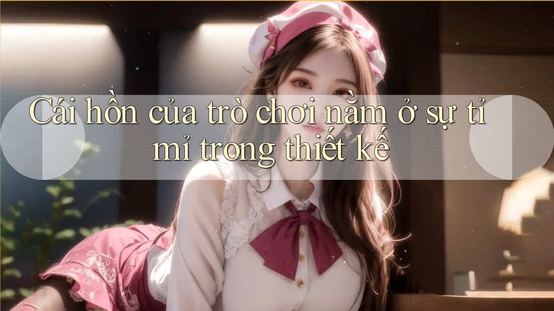 Cái hồn của trò chơi nằm ở sự tỉ mỉ trong thiết kế