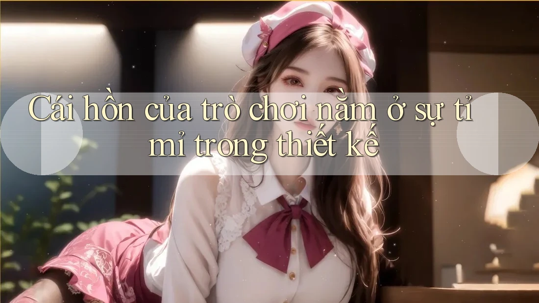 Cái hồn của trò chơi nằm ở sự tỉ mỉ trong thiết kế Cái hồn của trò chơi nằm ở sự tỉ mỉ trong thiết kế