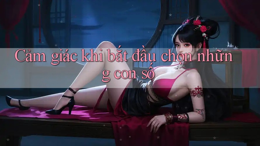 Cảm giác khi bắt đầu chọn những con số Cảm giác khi bắt đầu chọn những con số