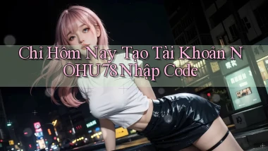 chỉ hôm nay tạo tài khoản nohu78 nhập code