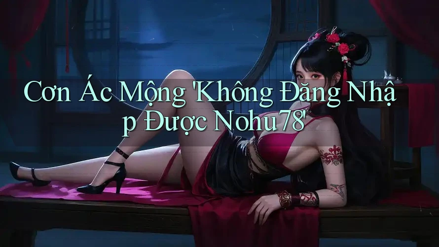 Cơn Ác Mộng 'Không Đăng Nhập Được Nohu78'