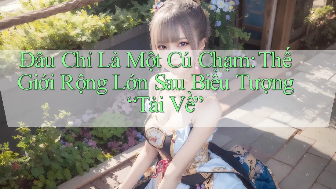 Đâu Chỉ Là Một Cú Chạm: Thế Giới Rộng Lớn Sau Biểu Tượng “Tải Về” Đâu Chỉ Là Một Cú Chạm: Thế Giới Rộng Lớn Sau Biểu Tượng “Tải Về”