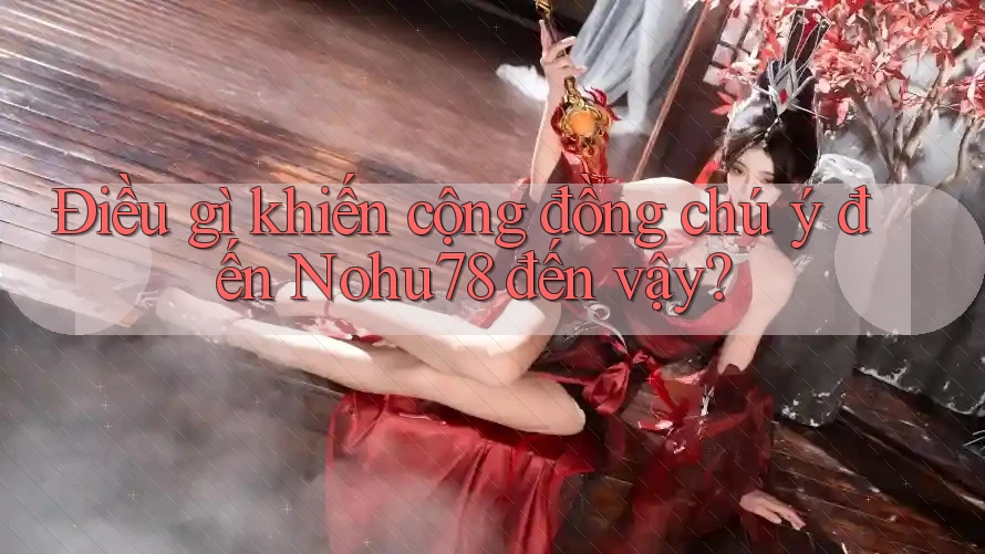 Điều gì khiến cộng đồng chú ý đến Nohu78 đến vậy?
