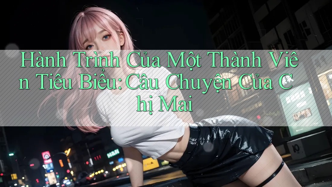 Hành Trình Của Một Thành Viên Tiêu Biểu: Câu Chuyện Của Chị Mai Hành Trình Của Một Thành Viên Tiêu Biểu: Câu Chuyện Của Chị Mai