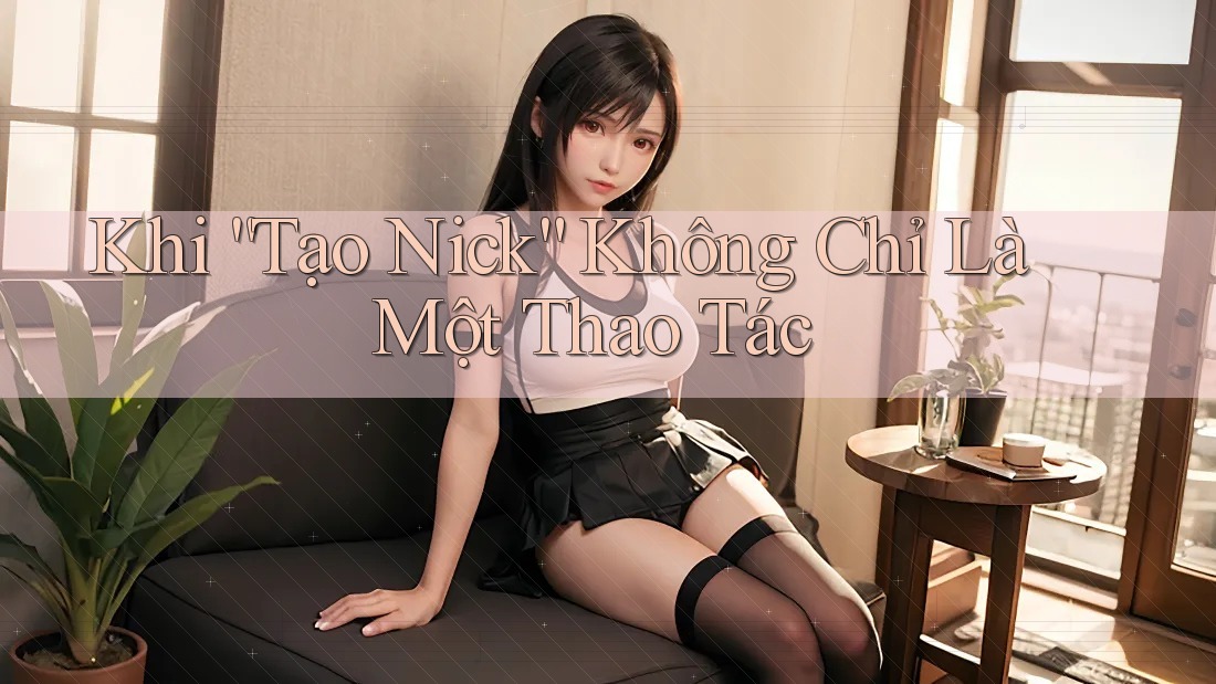 Khi “Tạo Nick” Không Chỉ Là Một Thao Tác Khi “Tạo Nick” Không Chỉ Là Một Thao Tác