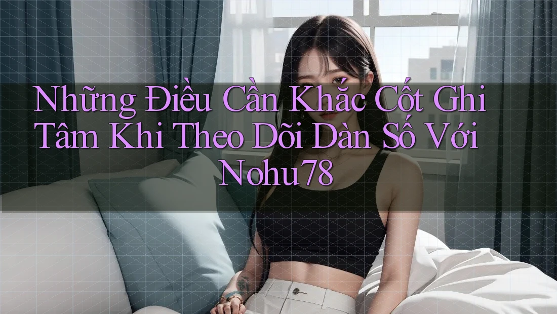 Những Điều Cần Khắc Cốt Ghi Tâm Khi Theo Dõi Dàn Số Với Nohu78 Những Điều Cần Khắc Cốt Ghi Tâm Khi Theo Dõi Dàn Số Với Nohu78