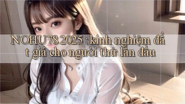 NOHU78 2025 kinh nghiệm đắt giá cho người thử lần đầu