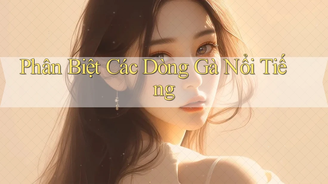 Phân Biệt Các Dòng Gà Nổi Tiếng