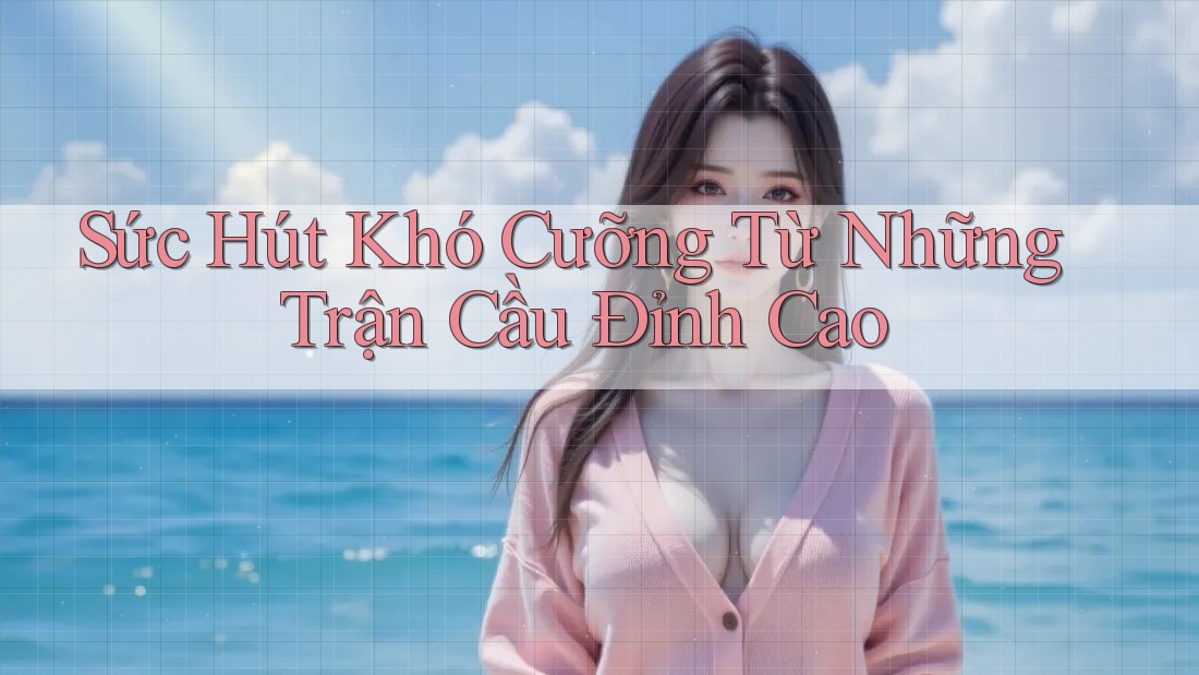 Sức hút khó cưỡng từ những trận cầu đỉnh cao Sức hút khó cưỡng từ những trận cầu đỉnh cao
