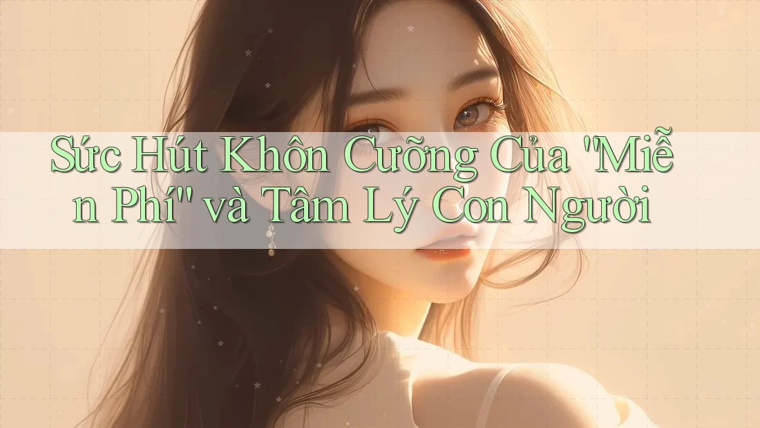Sức Hút Khôn Cưỡng Của “Miễn Phí” và Tâm Lý Con Người Sức Hút Khôn Cưỡng Của “Miễn Phí” và Tâm Lý Con Người