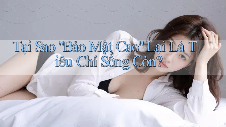 Tại Sao “Bảo Mật Cao” Lại Là Tiêu Chí Sống Còn?