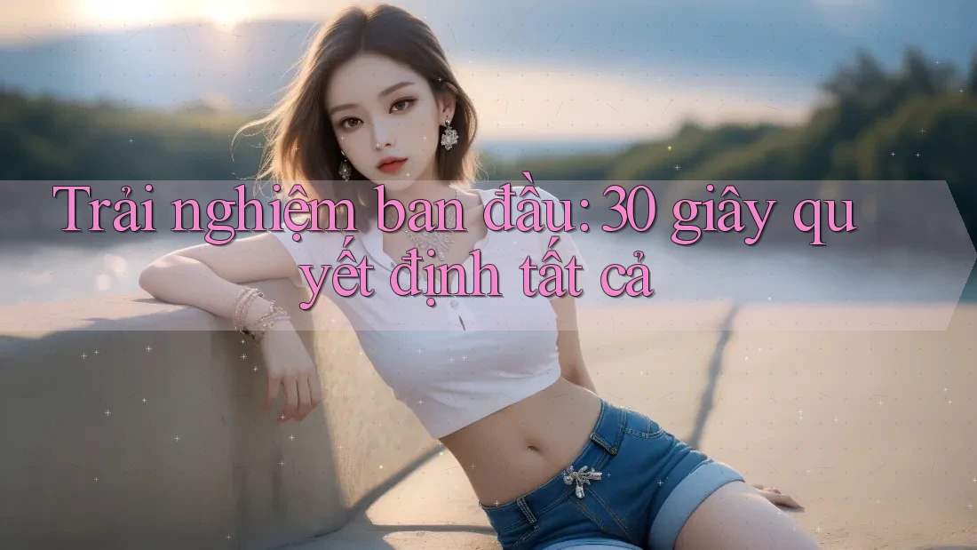 Trải nghiệm ban đầu: 30 giây quyết định tất cả Trải nghiệm ban đầu: 30 giây quyết định tất cả