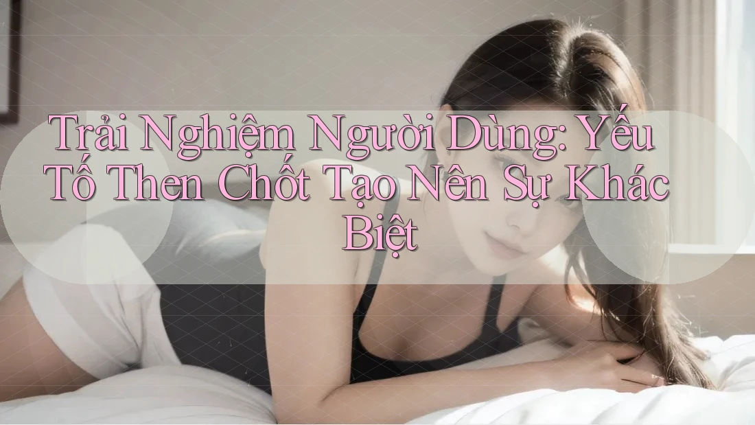 Trải nghiệm người dùng: Yếu tố then chốt tạo nên sự khác biệt