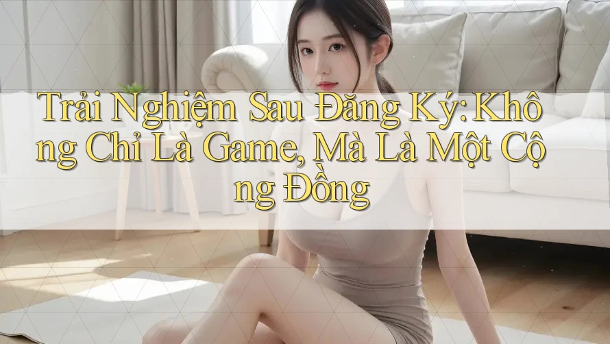Trải Nghiệm Sau Đăng Ký: Không Chỉ Là Game, Mà Là Một Cộng Đồng Trải Nghiệm Sau Đăng Ký: Không Chỉ Là Game, Mà Là Một Cộng Đồng