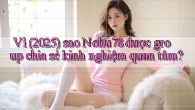 Vì (2025) sao Nohu78 được group chia sẻ kinh nghiệm quan tâm